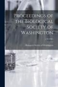 Produktbild: Proceedings of the Biological Society of Washington; v.74 (1961)
