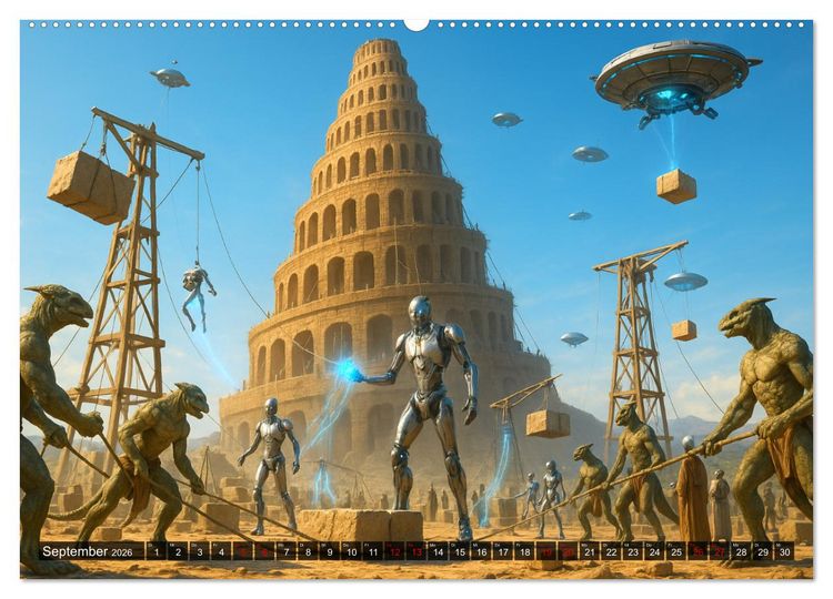 Produktbild: R&auml;tsel aus Stein - Uralte Baukunst neu gedacht (hochwertiger Premium Wandkalender 2026 DIN A2 quer), Kunstdruck in Hochglanz