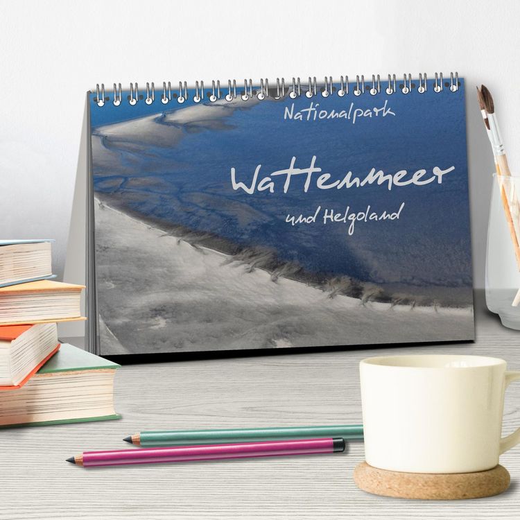 Produktbild: Naturpark Wattenmeer und Helgoland (Tischkalender 2026 DIN A5 quer), CALVENDO Monatskalender