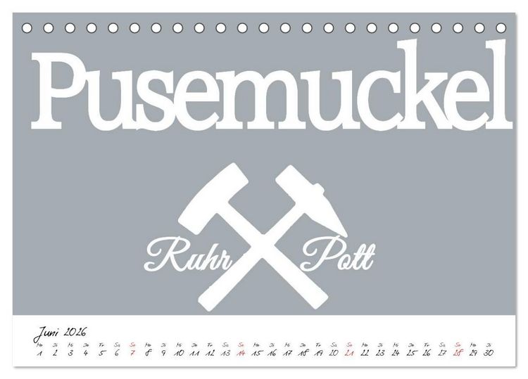 Produktbild: Ruhrpott Vokabeln (Tischkalender 2026 DIN A5 quer), CALVENDO Monatskalender