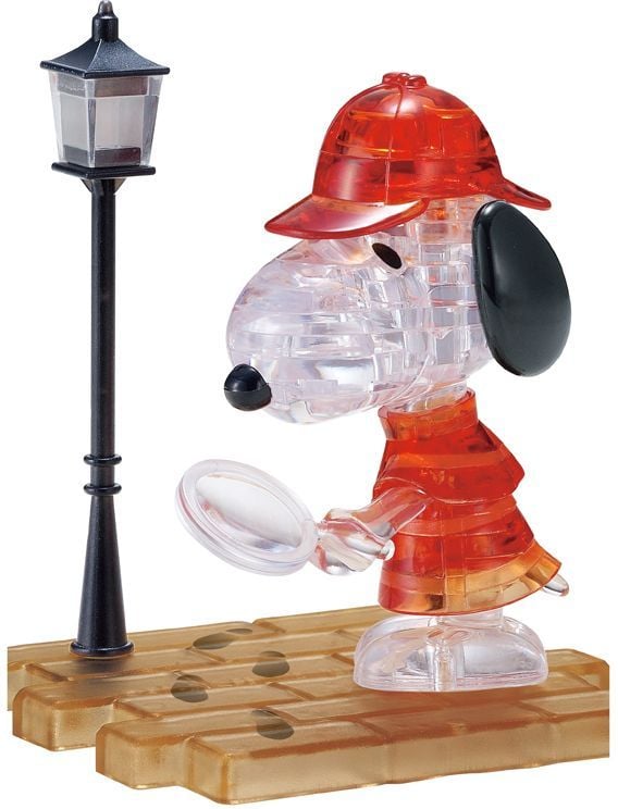 Produktbild: Crystal Puzzle - Snoopy Detektiv