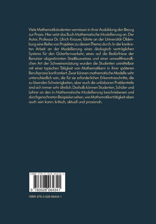 Produktbild: Mathematische Modellierung