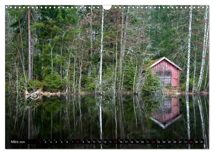 Produktbild: S&uuml;dliches Finnland (Wandkalender 2026 DIN A3 quer), CALVENDO Monatskalender