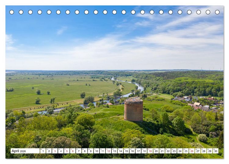 Produktbild: Die Uckermark - Eine Reise durch die Toskana des Nordens (Tischkalender 2026 DIN A5 quer), CALVENDO Monatskalender