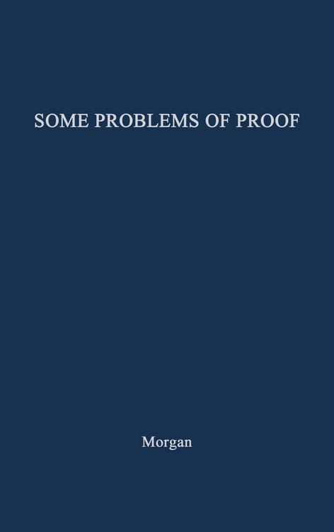 Produktbild: Some Problems of Proof Under the Anglo-American System of Litigation.