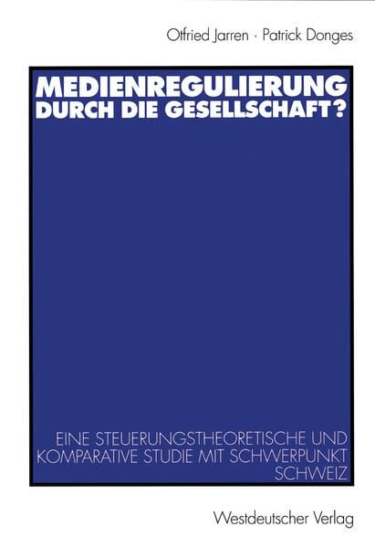 Produktbild: Medienregulierung durch die Gesellschaft?