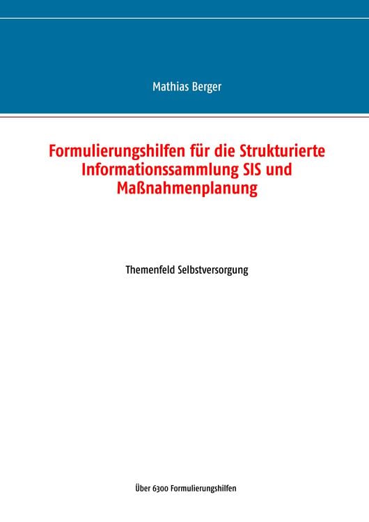 Produktbild: Formulierungshilfen f&uuml;r die Strukturierte Informationssammlung SIS und Ma&szlig;nahmenplanung
