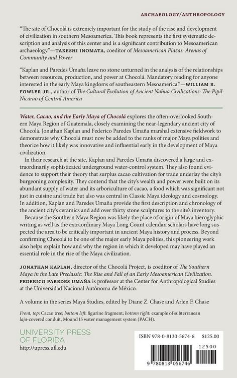 Produktbild: Water, Cacao, and the Early Maya of Chocol&aacute;