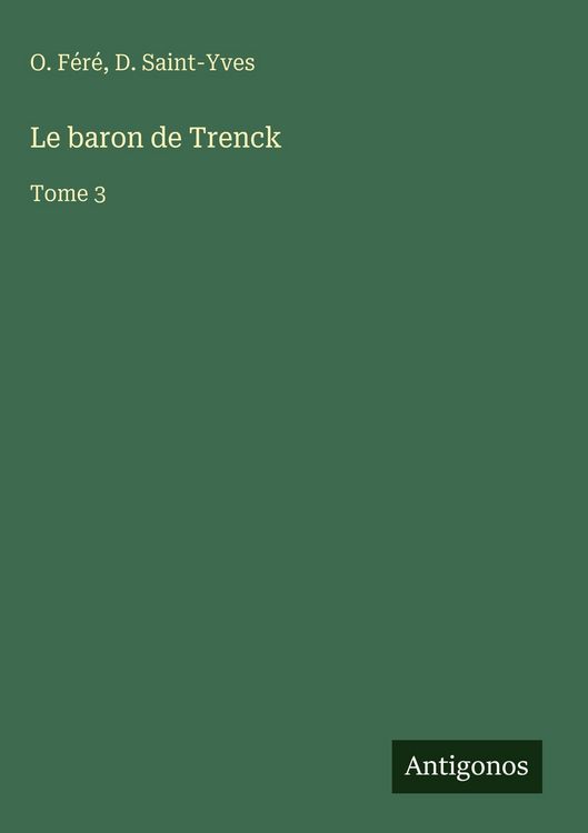 Produktbild: Le baron de Trenck