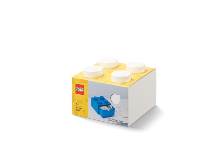 Produktbild: LEGO&reg; Schubladenelement 4 Noppen Wei&szlig;