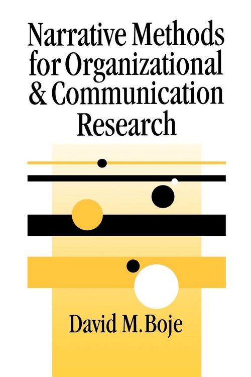 Produktbild: Narrative Methods for Organizational & Communication Research