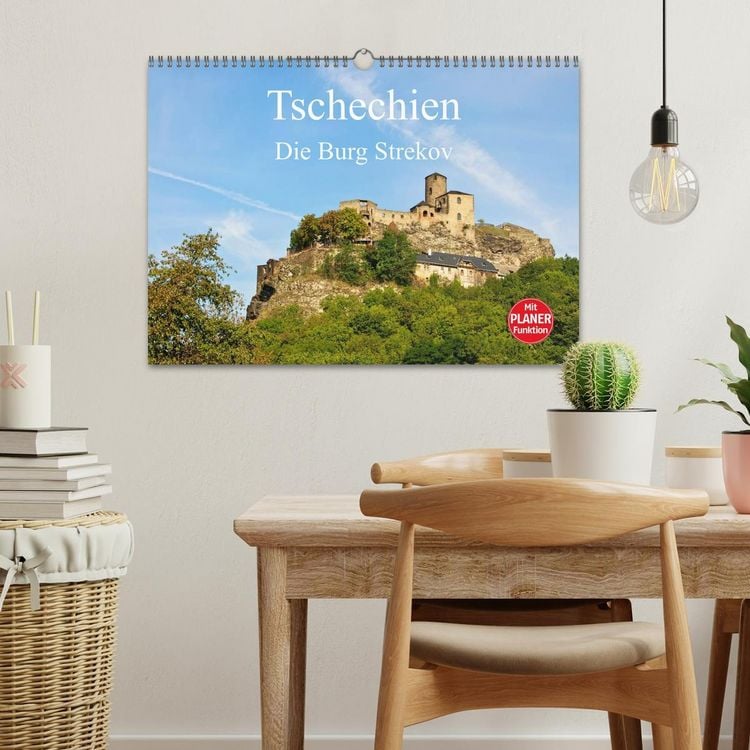 Produktbild: Tschechien - Die Burg Strekov (Wandkalender 2026 DIN A3 quer), CALVENDO Monatskalender