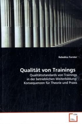 Produktbild: Forster, R: Qualit&auml;t von Trainings