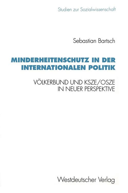 Produktbild: Minderheitenschutz in der internationalen Politik
