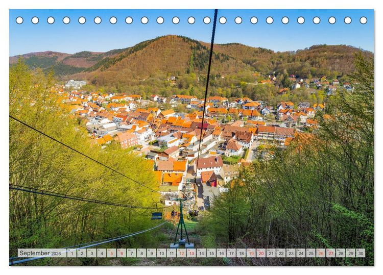 Produktbild: Bad Lauterberg Impressionen (Tischkalender 2026 DIN A5 quer), CALVENDO Monatskalender