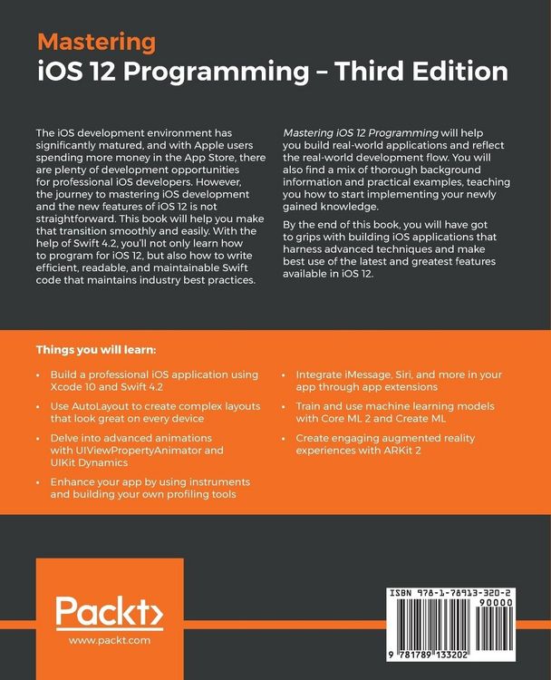 Produktbild: Mastering iOS 12 Programming - Third Edition