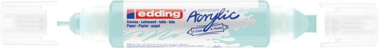 Produktbild: edding Acryl Double Liner 5400 pastell blau 2-3mm/5-10mm