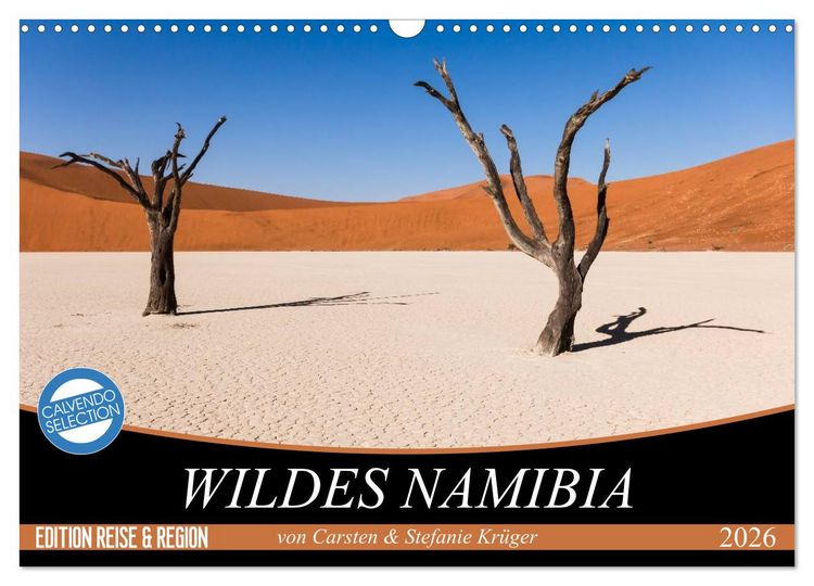 Produktbild: Wildes Namibia (Wandkalender 2026 DIN A3 quer), CALVENDO Monatskalender