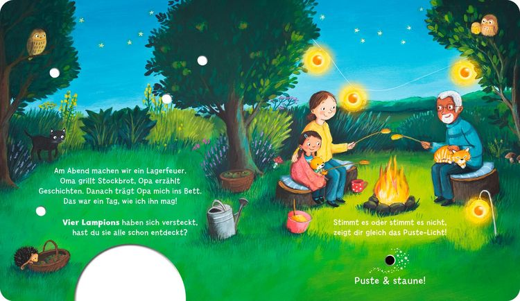 Produktbild: Mein Puste-Licht-Buch: Ein Tag, wie ich ihn mag!