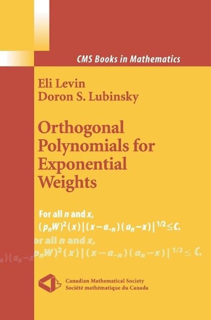 Produktbild: Orthogonal Polynomials for Exponential Weights