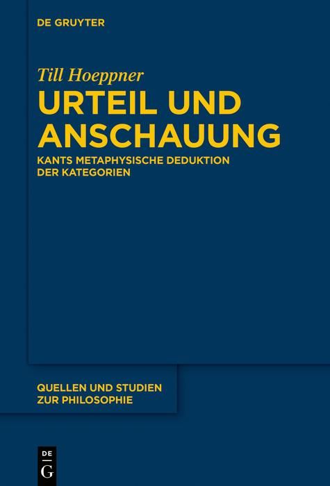 Produktbild: Urteil und Anschauung