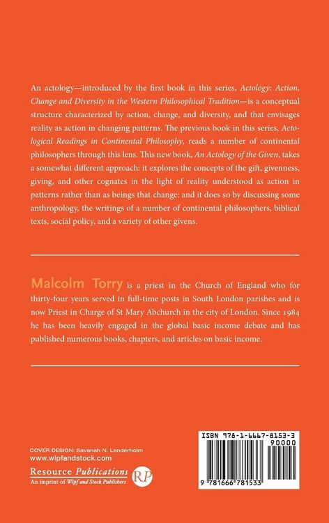 Produktbild: An Actology of the Given