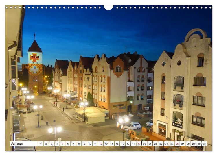 Produktbild: Das Wunder von Elbing - Eine Stadt auferstanden aus Ruinen (Wandkalender 2026 DIN A3 quer), CALVENDO Monatskalender