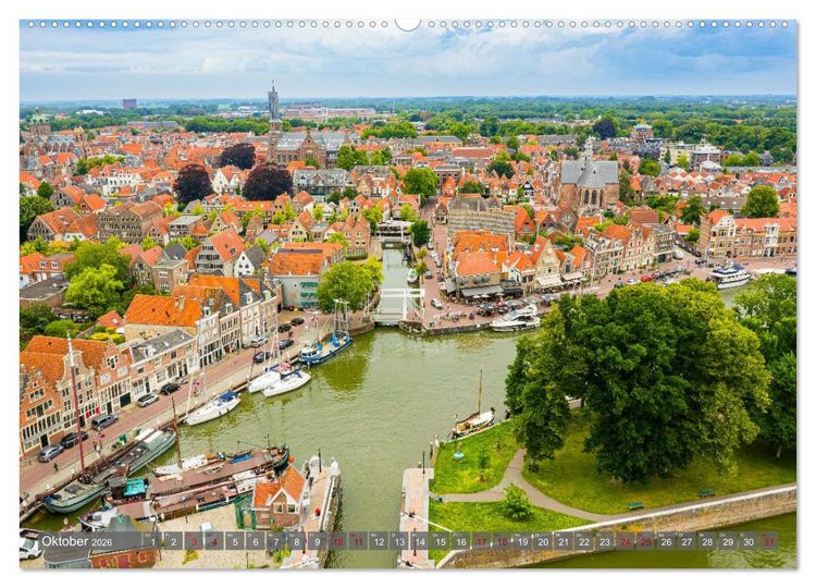 Produktbild: Ein Blick auf Hoorn (Wandkalender 2026 DIN A2 quer), CALVENDO Monatskalender