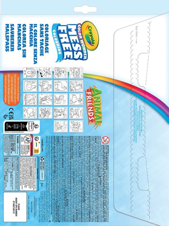 Produktbild: CRAYOLA - Color Wonder Malspass Tierfreunde