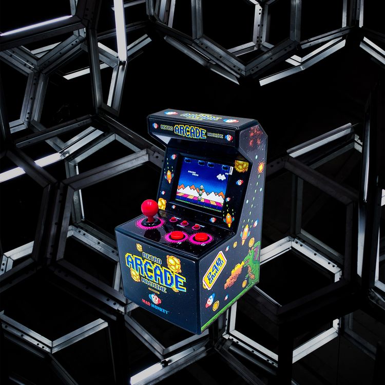 Produktbild: Mad Monkey Retro Mini Arcade 240x 8-Bit Spiele