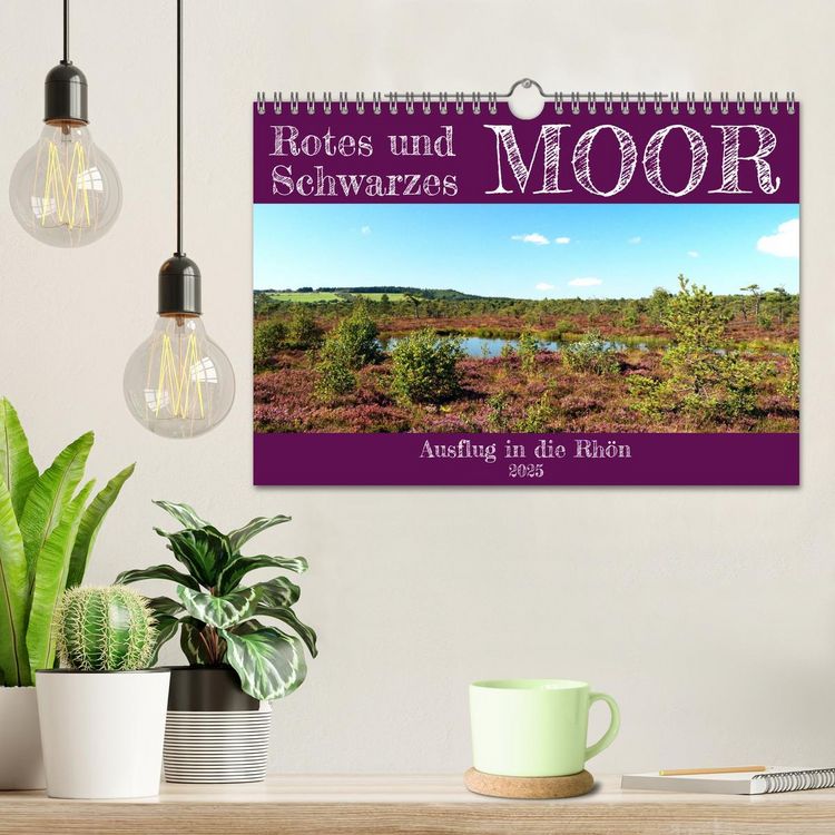Rotes und Schwarzes Moor (Wandkalender 2025 DIN A4 quer), CALVENDO Monatskalender
