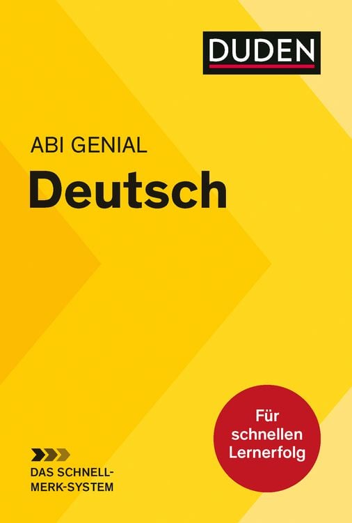 Produktbild: Abi genial Deutsch: Das Schnell-Merk-System