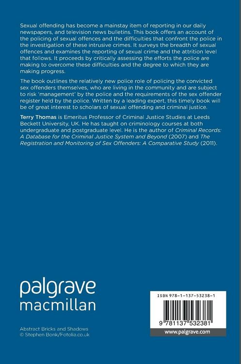 Produktbild: Policing Sexual Offences and Sex Offenders