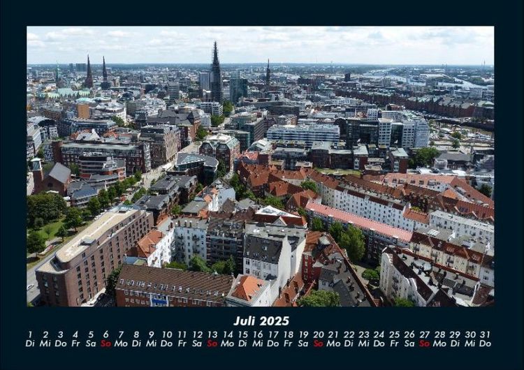 Produktbild: Hamburg 2025 Fotokalender DIN A4