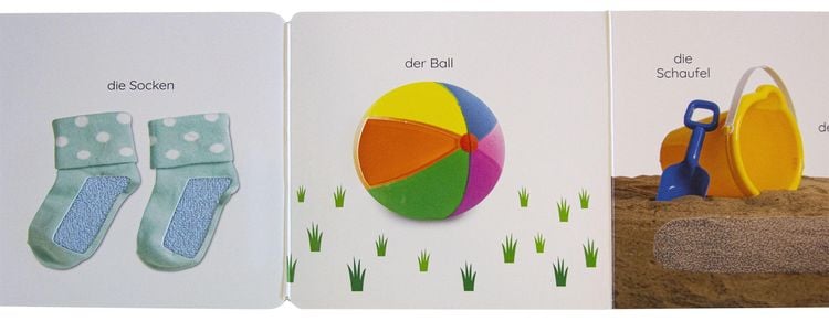 Produktbild: Erstes Lernen F&uuml;hl-Leporello. Erste W&ouml;rter