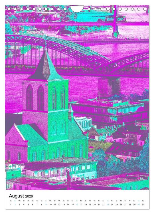 Produktbild: K&ouml;ln "in Hochform" (Wandkalender 2026 DIN A4 hoch), CALVENDO Monatskalender