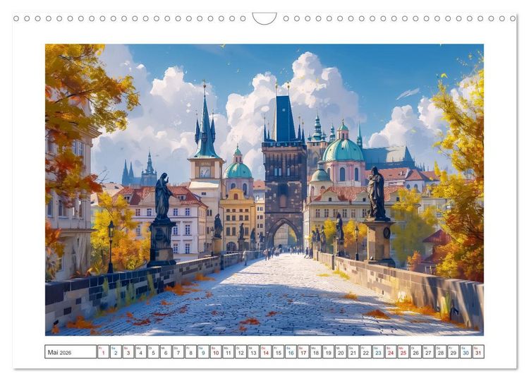 Produktbild: Reisest&auml;dte Europas (Wandkalender 2026 DIN A3 quer), CALVENDO Monatskalender