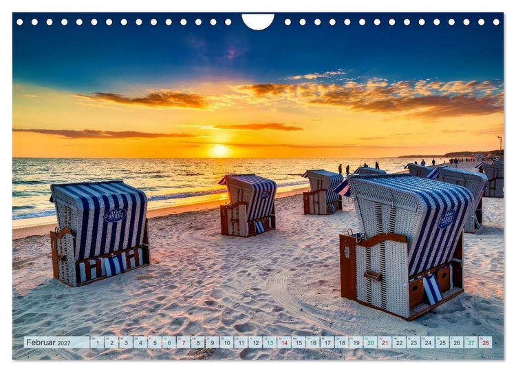 Produktbild: Ostsee Momente (Wandkalender 2027 DIN A4 quer), CALVENDO Monatskalender
