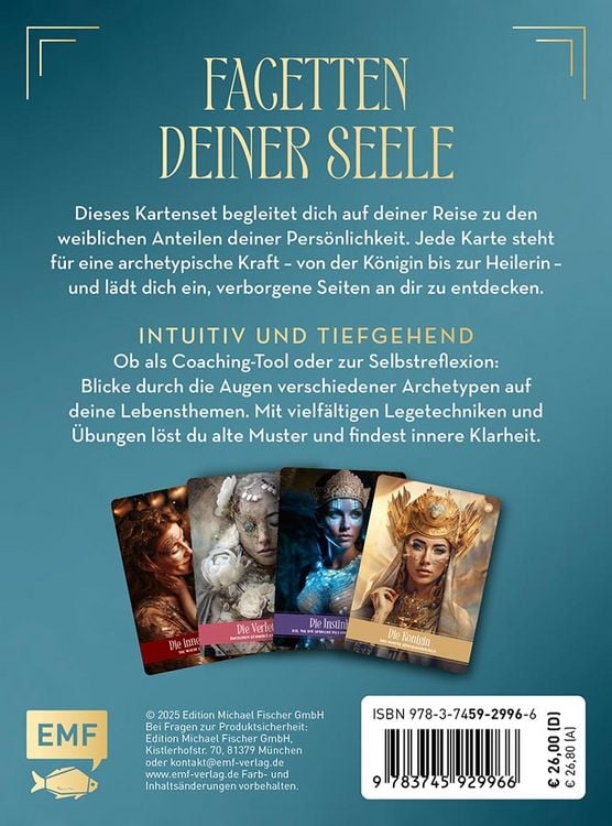 Produktbild: Kartenset: Archetypia &ndash; Entdecke deine Pers&ouml;nlichkeit mit den Methoden der Psychoanalyse