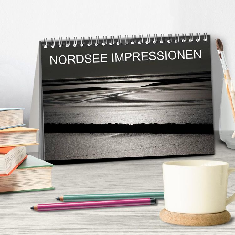 Produktbild: NORDSEE IMPRESSIONEN (Tischkalender 2026 DIN A5 quer), CALVENDO Monatskalender