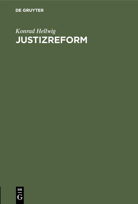 Produktbild: Justizreform