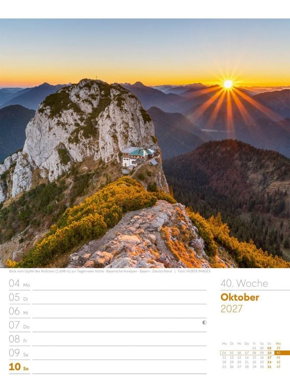Produktbild: Faszination Alpenwelt Wochenplaner Kalender 2027