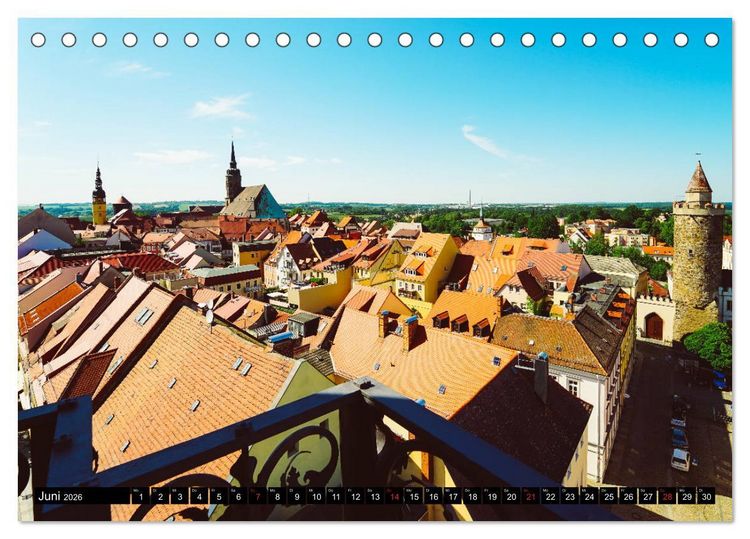 Produktbild: Bautzen Die Altstadt (Tischkalender 2026 DIN A5 quer), CALVENDO Monatskalender