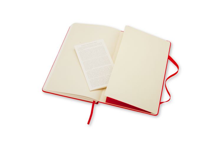 Produktbild: Moleskine Notizbuch, Large/A5, Blanko, Fester Einband, Rot
