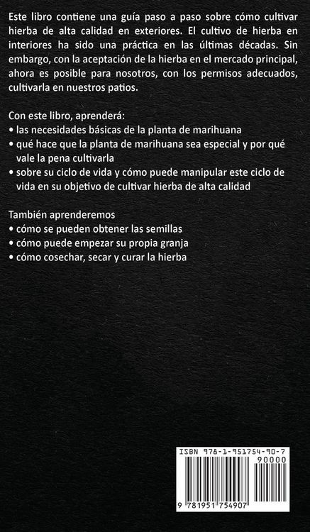 Produktbild: C&oacute;mo cultivar marihuana en exteriores