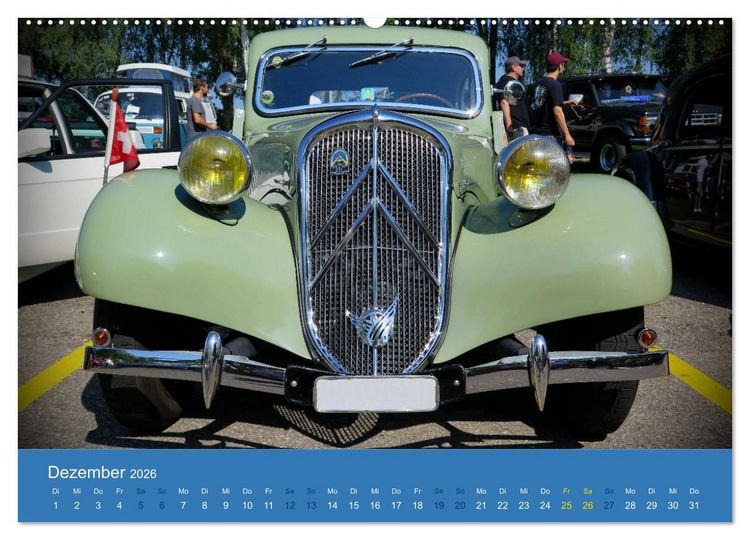 Produktbild: Citroen Traction Avant (Wandkalender 2026 DIN A2 quer), CALVENDO Monatskalender