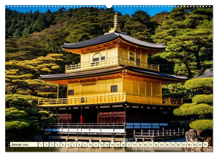 Produktbild: Typisch Japanisch (hochwertiger Premium Wandkalender 2026 DIN A2 quer), Kunstdruck in Hochglanz