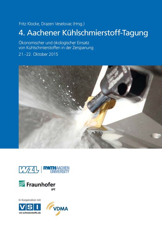 Produktbild: 4. Aachener K&uuml;hlschmierstoff-Tagung