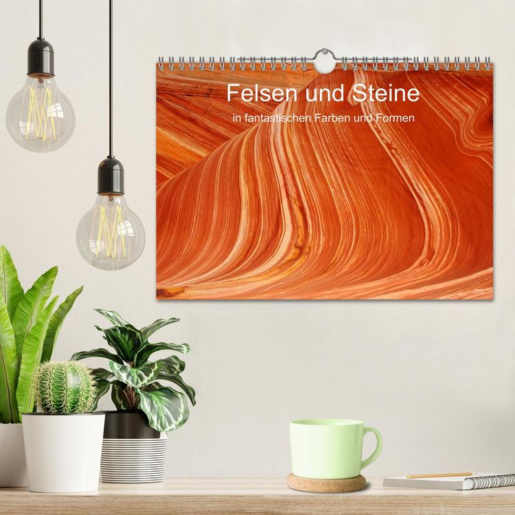 Produktbild: Felsen und Steine in fantastischen Farben und Formen (Wandkalender 2026 DIN A4 quer), CALVENDO Monatskalender