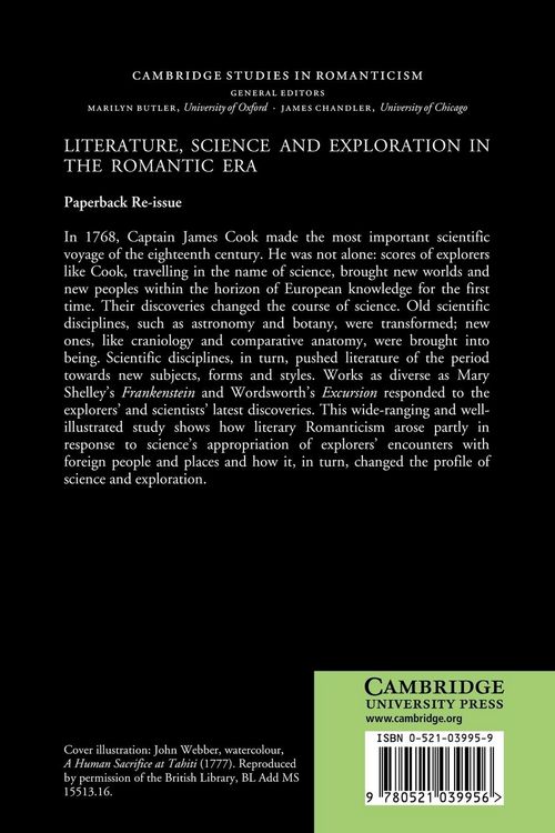 Produktbild: Literature, Science and Exploration in the Romantic Era